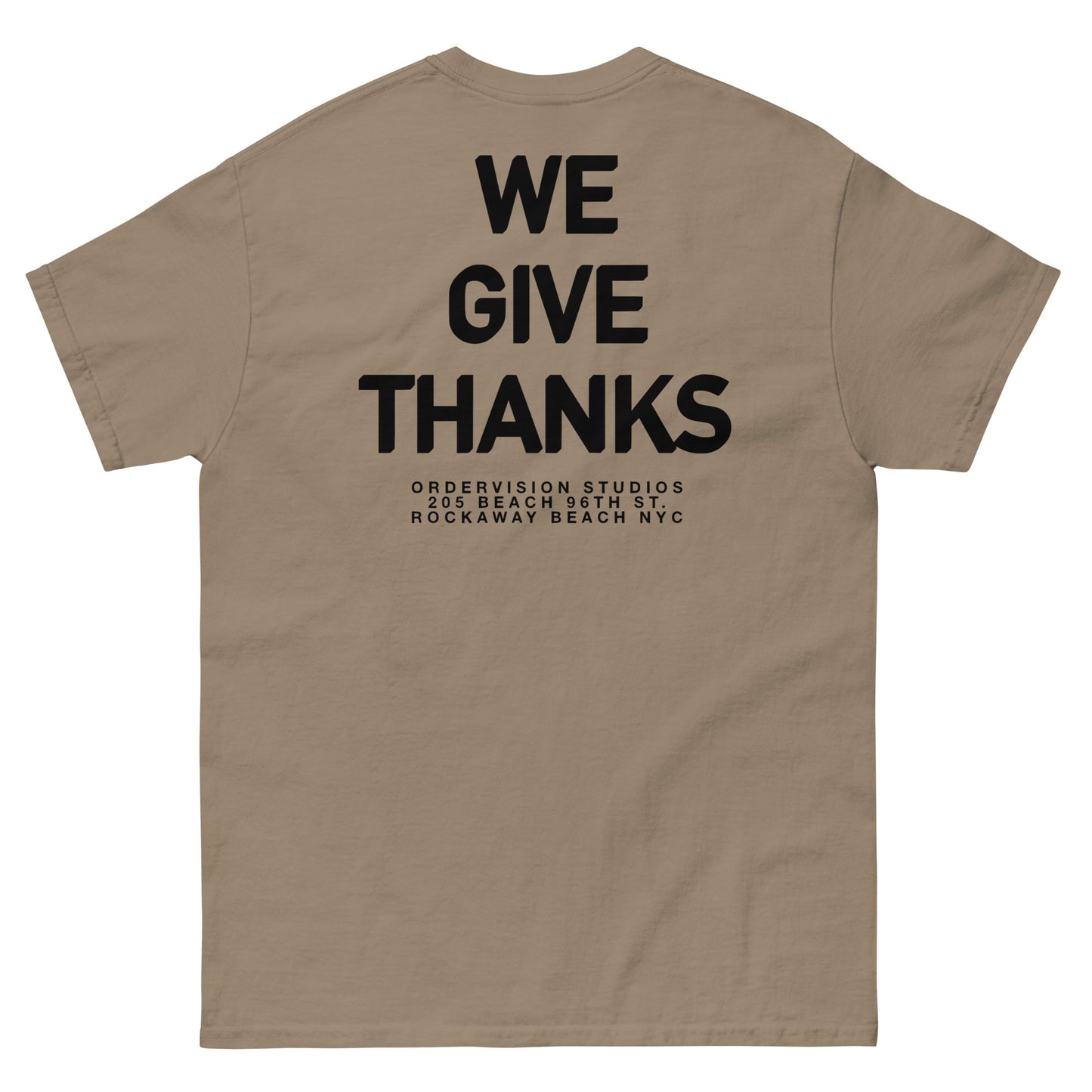 We Give Thanks tee