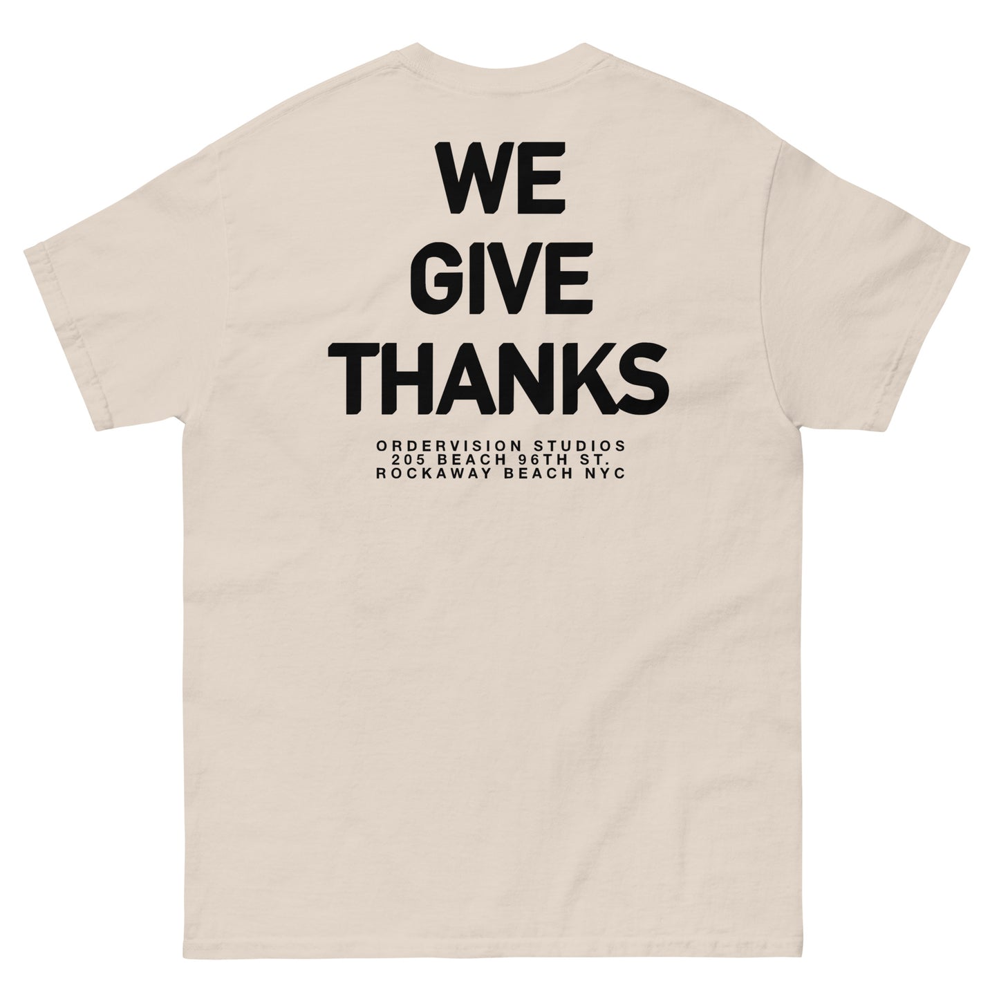 We Give Thanks tee